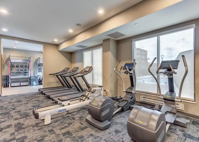 1br W Lounge Pool Gym Nr Metra Chi-864 Апартаменты *