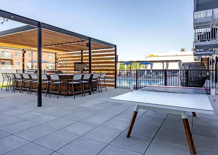 Апартаменты 1br W Lounge Pool Gym Nr Metra Chi-864 *